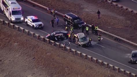 Wrong-way driver killed in four-vehicle crash on E-470 in Thornton they caused